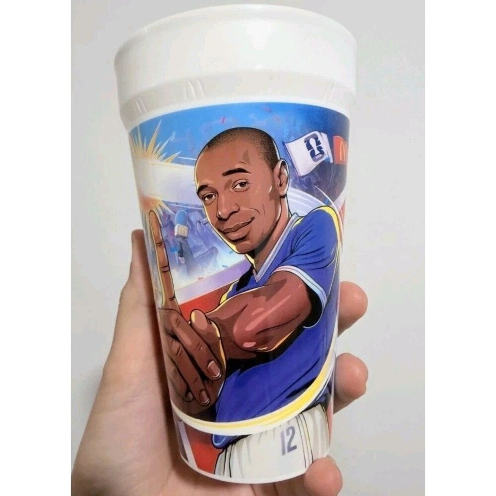 2026 McDonald's FIFA World Cup Adult Happy Meal Cups Thierry Daniel Henry New